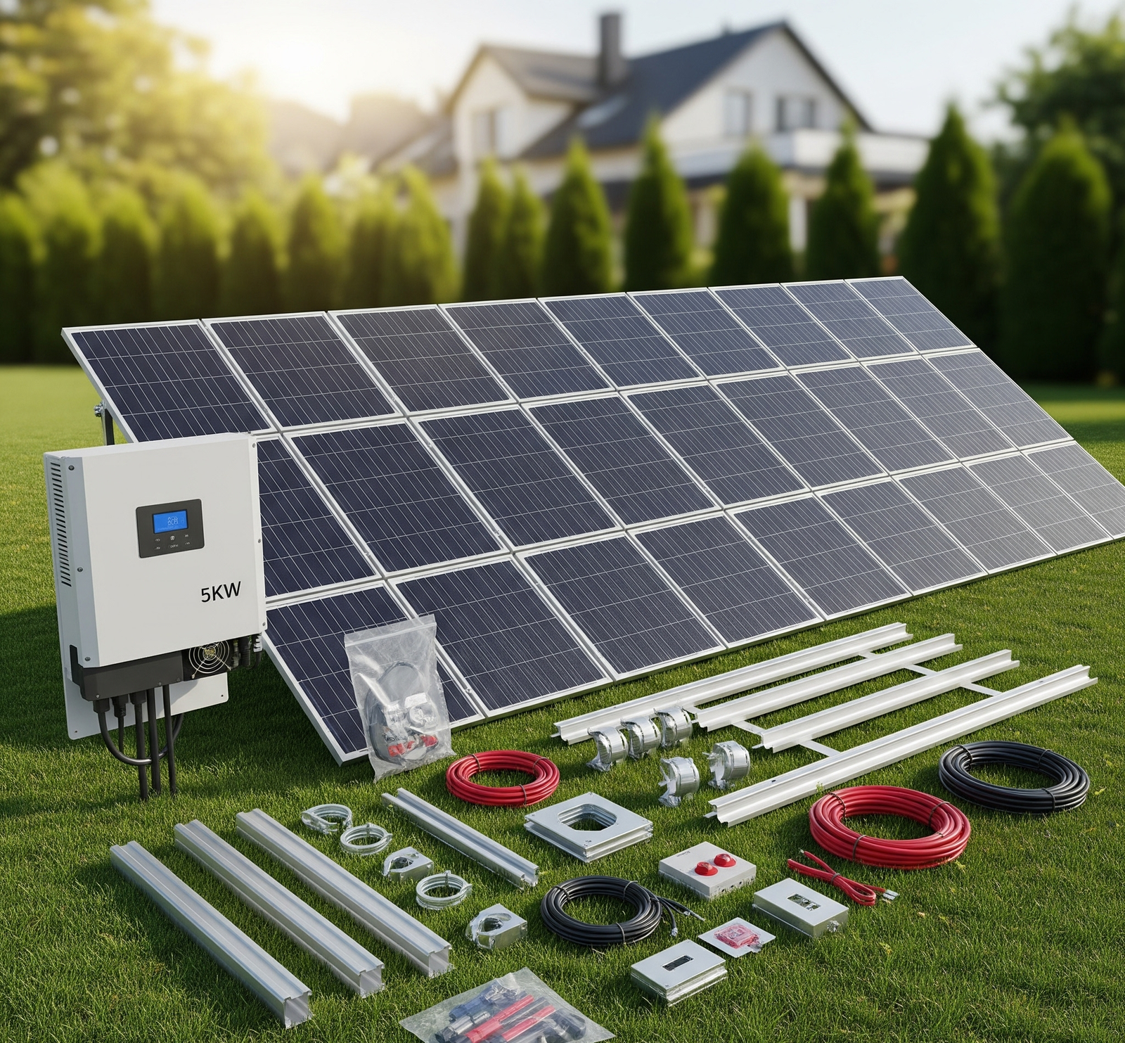 Kit placas solares fotovoltaicas 5kW